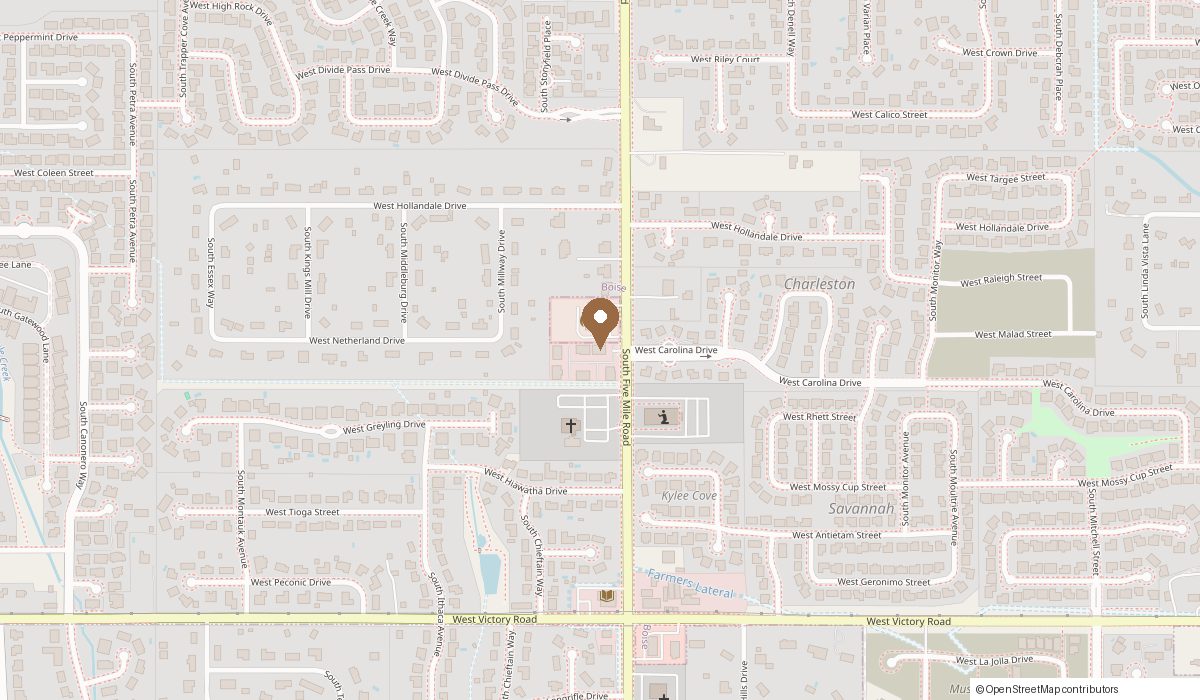 Map: 2539 S 5 Mile Rd, Boise, ID 83709