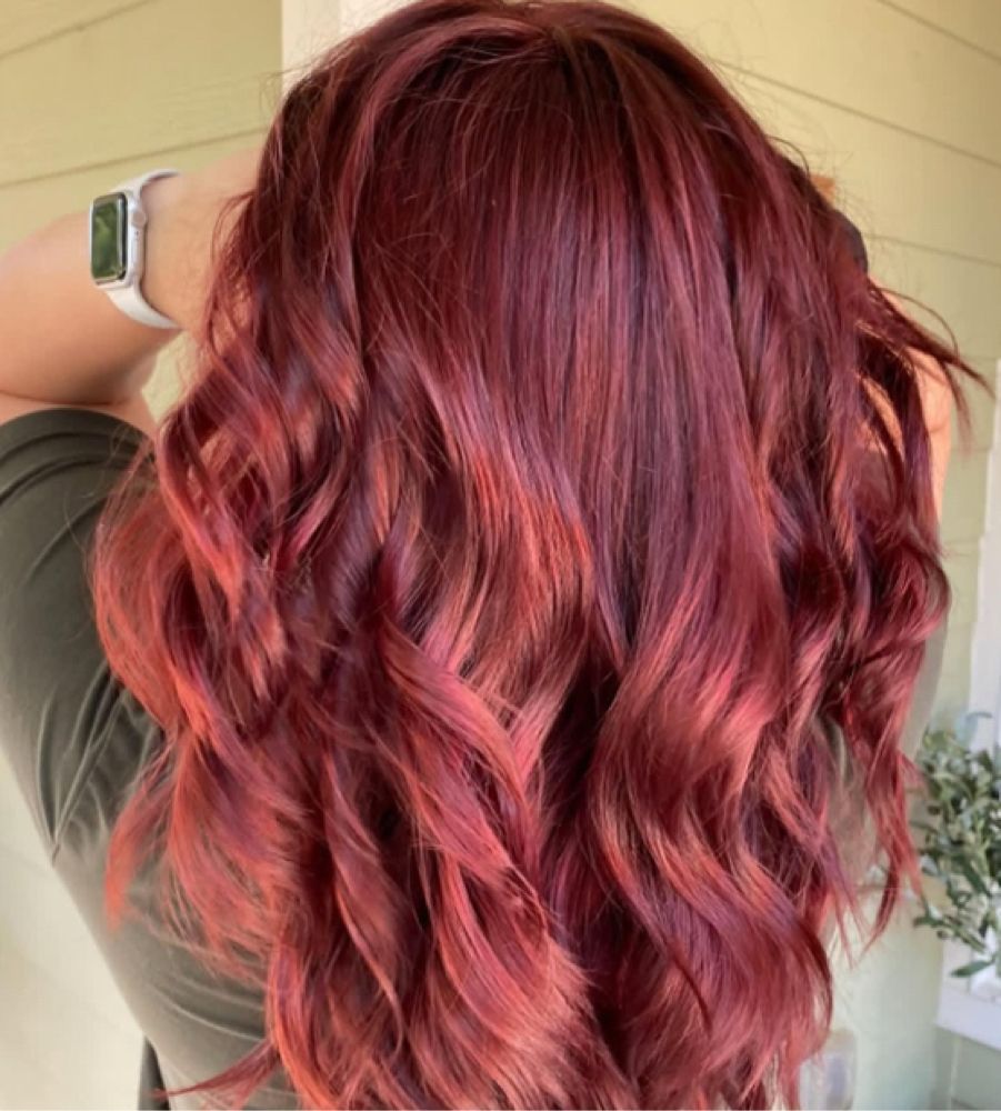 Red curls